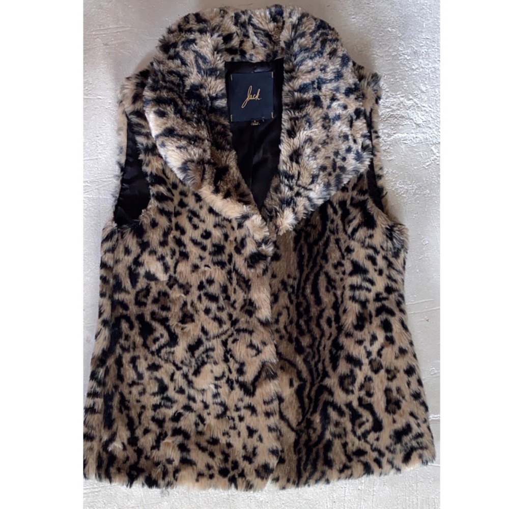 Faux leopard fur vest size S - JACK by BB Dakota